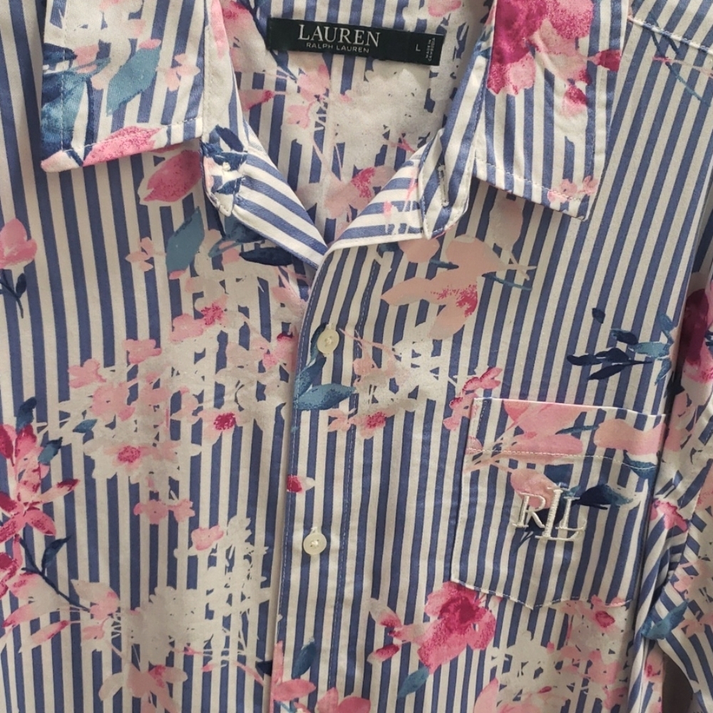 Cotton comfy Lauren Ralph Lauren pj shirt